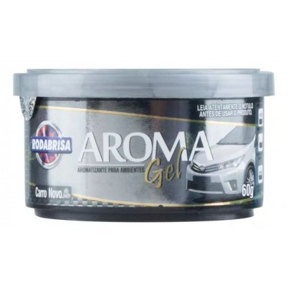 Aromatizador Automotivo Gel Carro Novo Rodabrill 