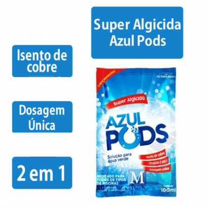 Super Algicida Azulpods 100 ml Maresias