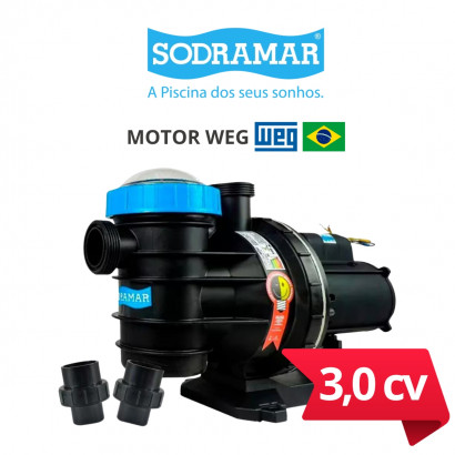 Bomba para piscinas 3,0 CV SODRAMAR WEG