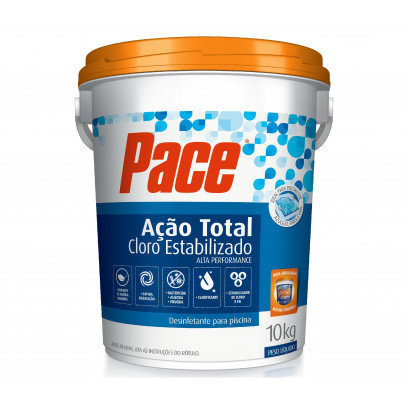 Cloro granulado HTH Pace ação total - 10kg