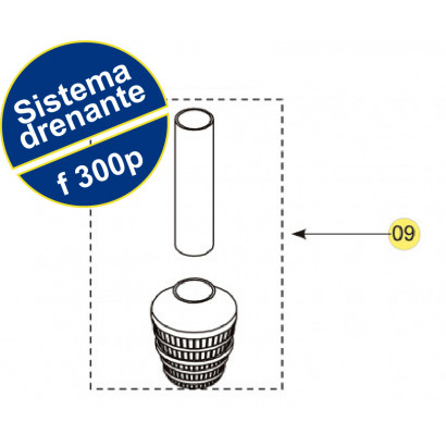 Sistema Drenante Completo para filtro F300 Nautilus