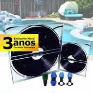 Aquecedor Solar G1e Girassol  para piscinas de 8m³ a 160m³ (encapsulado)