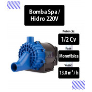 Bomba Spa / Hidromassagem 1/2Cv Monofásica 220v Super Syllent