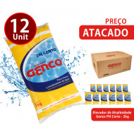 kit 12 unid Elevador de Alcalinidade Genco PH Certo - 2kg