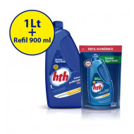 Algicida de manutenção Previne água verde 1 Litro + refil 900 ml - hth