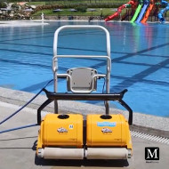 Robô para piscina Sodramar 2X2 FUNDO E PAREDE cabo 40m com carrinho 