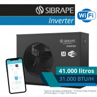 Trocador de calor Sibrape Inverter WIFI ORTUM PRIME S31 até 41m³