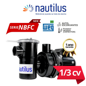 Bomba piscina Nautilus NBFC 1/3 cv Auto-escorvante