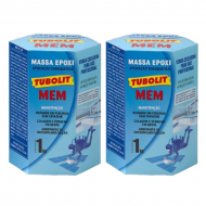 Tubolit Mem Reparo para Piscinas Massa Epóxi subaquática Branco1kg