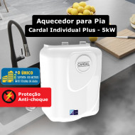 Aquecedor para pia Cardal Individual 4 Temperaturas -5kW / 110V