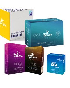 Kit luxo Decantador Elimina oleosidade fita teste Yucare Spa